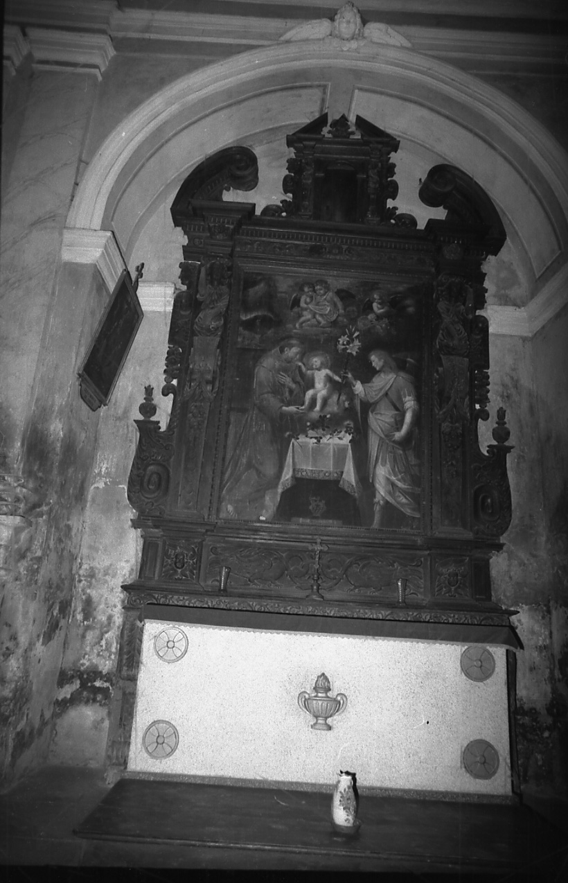 altare, opera isolata di Matteo da Cavagneto (prima metà sec. XVII)