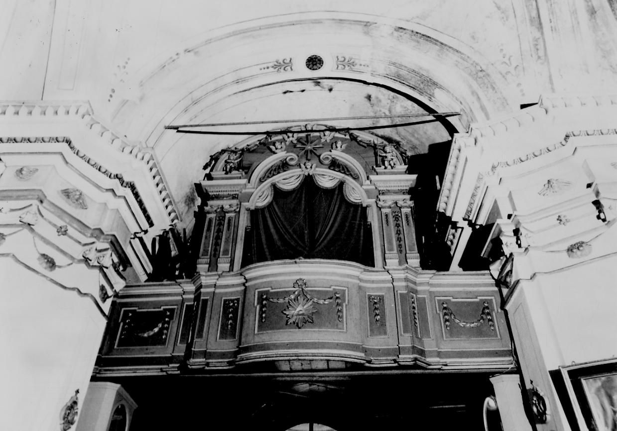 cassa d'organo, opera isolata di Bono Domenico, Cerrato Giuseppe (secondo quarto sec. XIX)