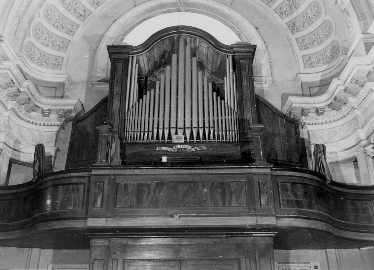 cassa d'organo, opera isolata - bottega biellese (metà sec. XIX)