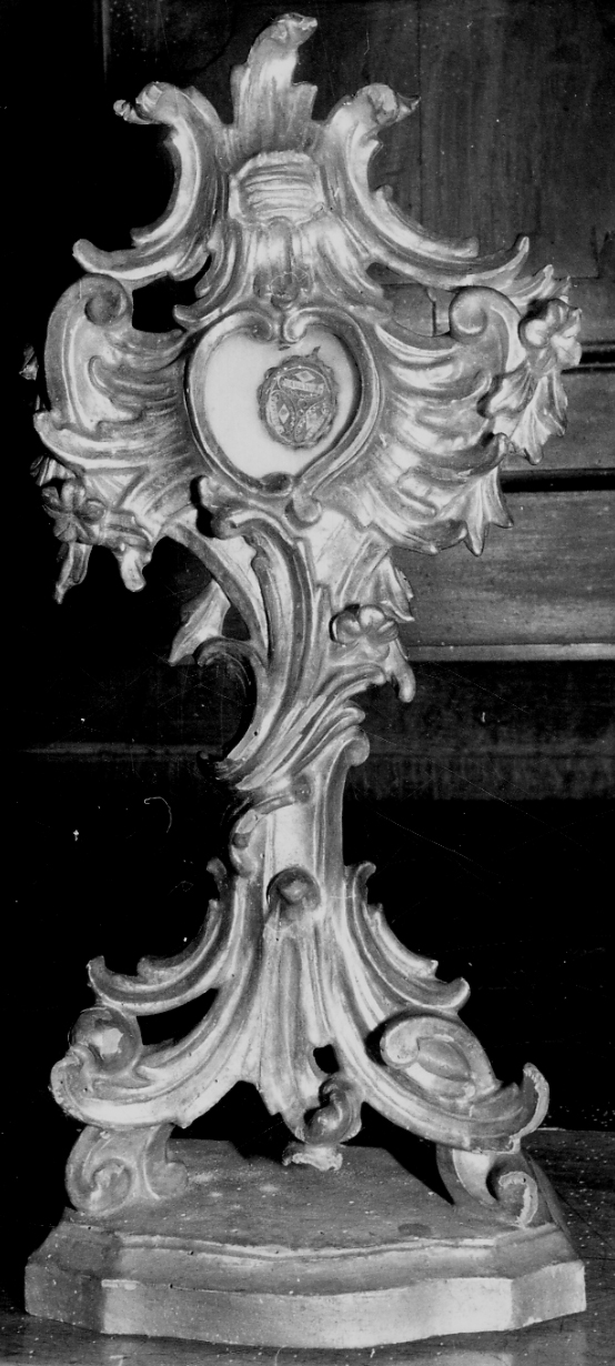 reliquiario - a ostensorio, opera isolata - bottega piemontese (seconda metà sec. XVIII)