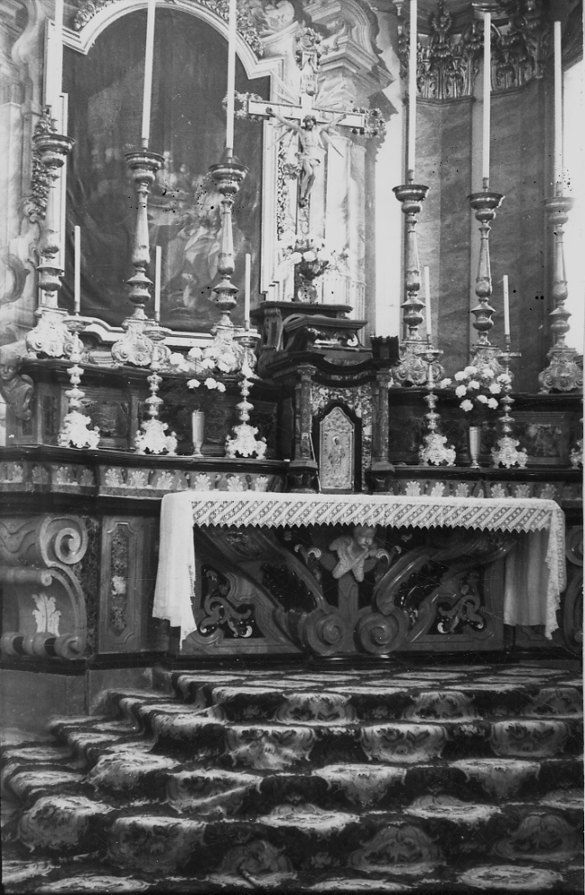 altare maggiore, opera isolata - bottega biellese (primo quarto sec. XVIII)