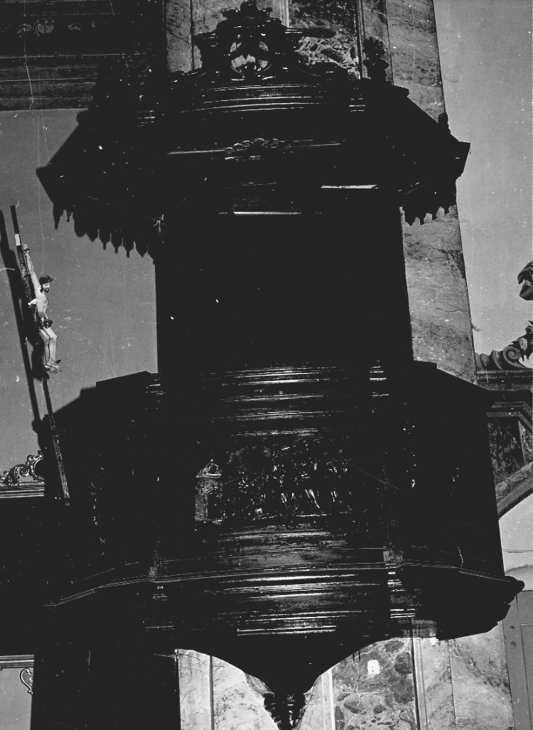 pulpito, opera isolata - bottega biellese (sec. XVIII)