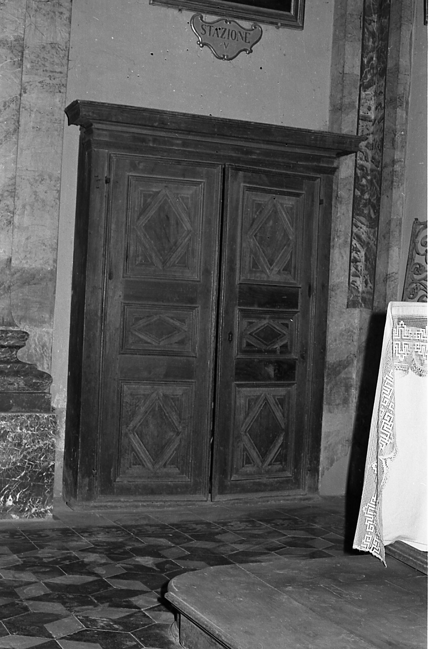 armadio, opera isolata - bottega biellese (sec. XVII)