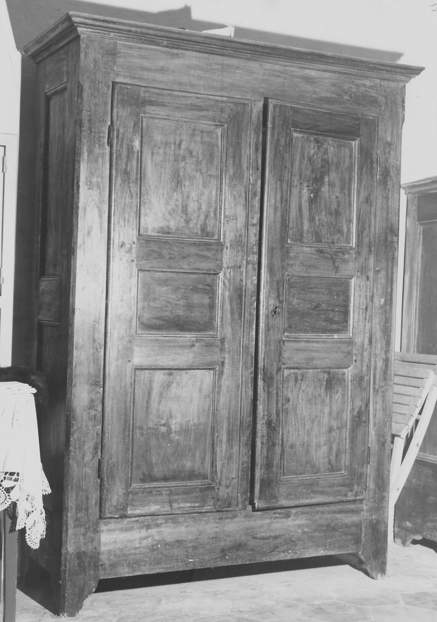 armadio da sacrestia, opera isolata - bottega piemontese (primo quarto sec. XX)