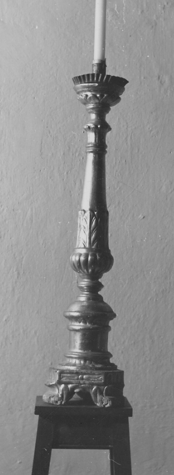 candelabro, serie - bottega piemontese (primo quarto sec. XIX)