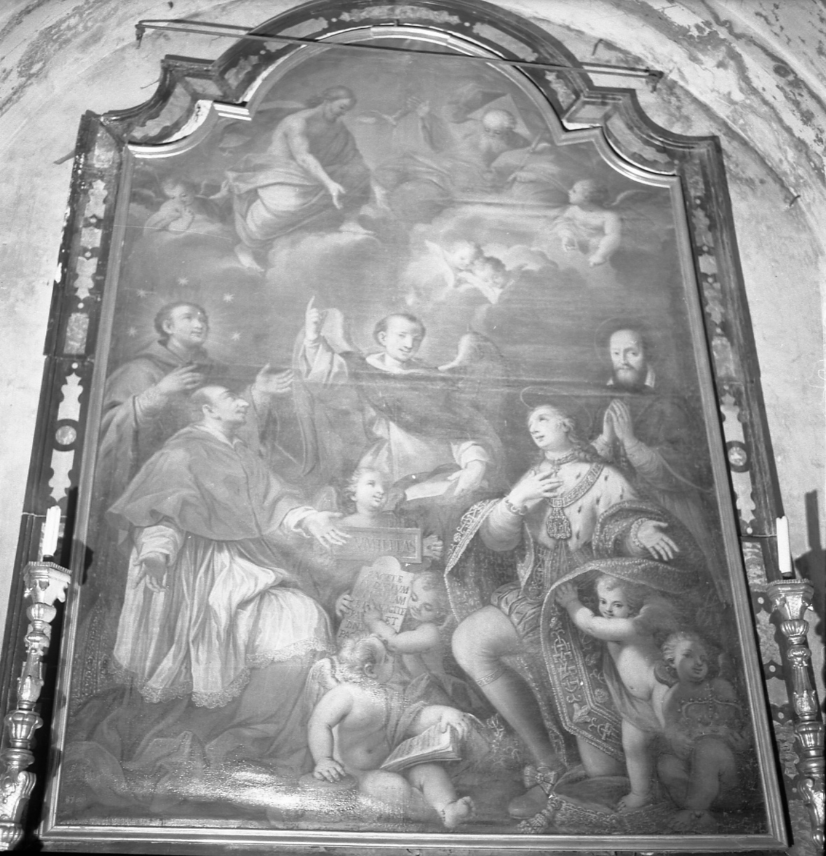 lampada pensile a vaso, coppia - bottega vercellese (primo quarto sec. XIX)