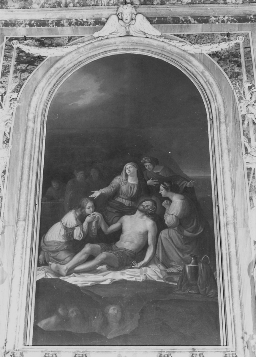 Pietà (dipinto, opera isolata) di Cattaneo Domenico (primo quarto sec. XIX)