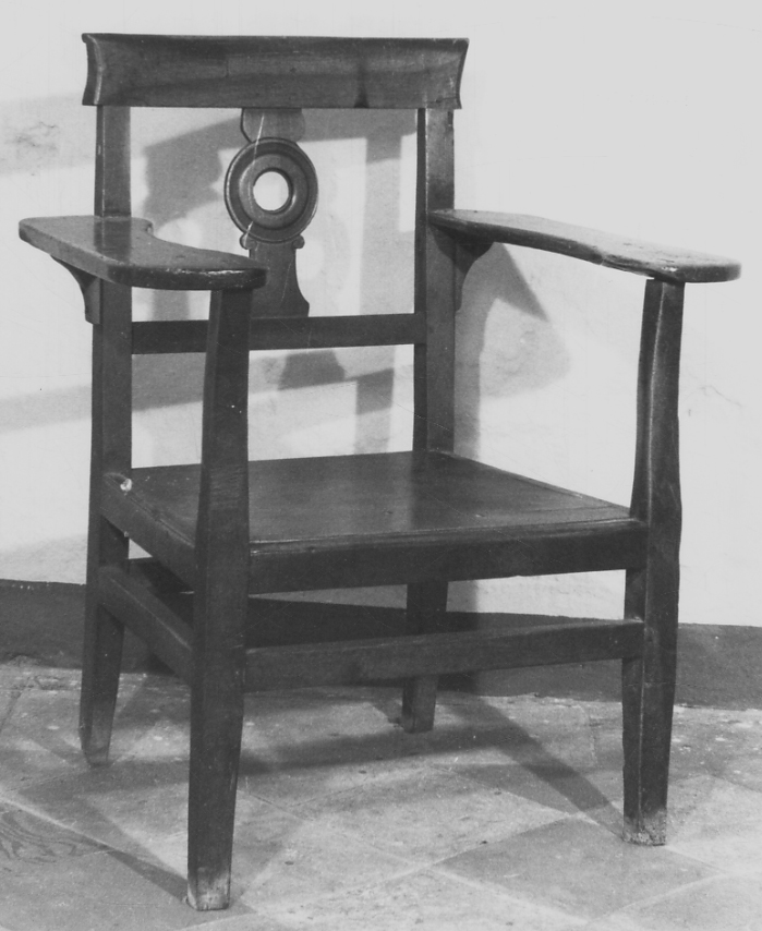 seggiolone, serie - bottega vercellese (prima metà sec. XIX)