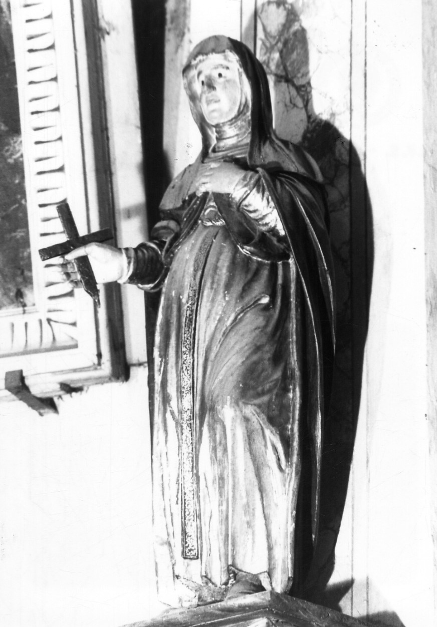 Santa Caterina da Siena (statua, opera isolata) - bottega vercellese (sec. XVII)