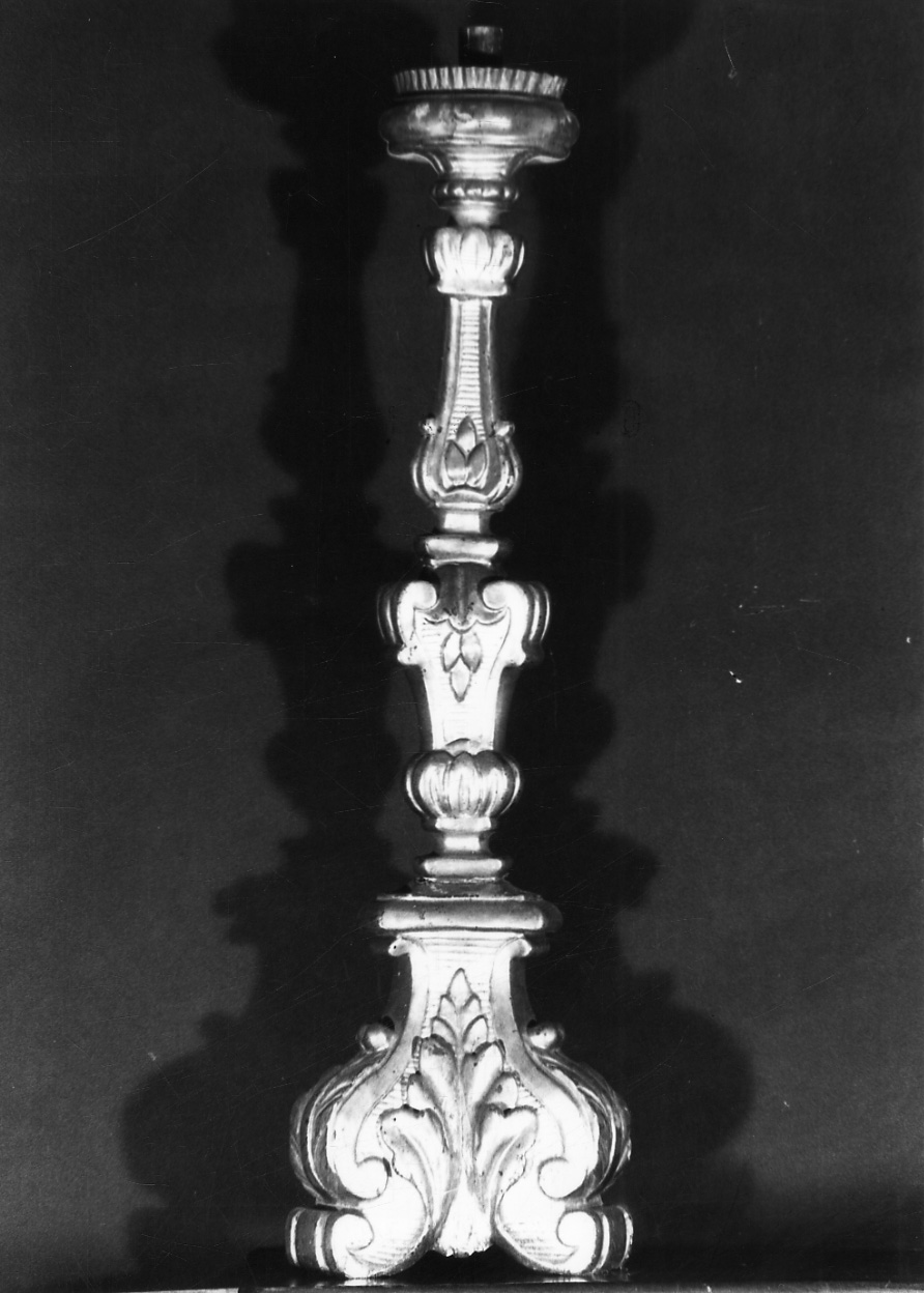 candeliere, serie - bottega piemontese (sec. XIX)