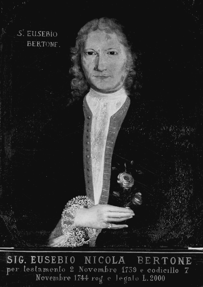 ritratto di Eusebio Nicola Bertone (dipinto, opera isolata) - ambito piemontese (seconda metà sec. XVIII)