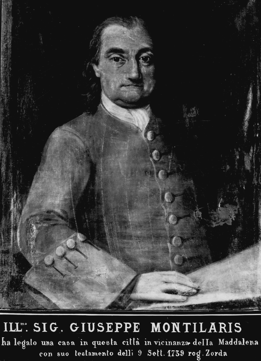 ritratto di Giuseppe Mantilaris (dipinto, opera isolata) - ambito piemontese (ultimo quarto sec. XVIII)