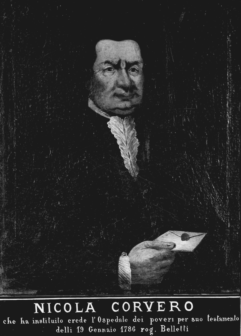 ritratto di Nicola Corvero (dipinto, opera isolata) - ambito piemontese (ultimo quarto sec. XVIII)