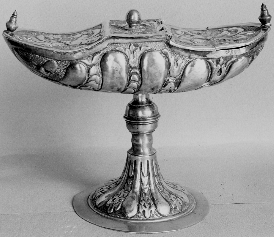 navicella portaincenso, opera isolata - bottega Italia settentrionale (seconda metà sec. XVIII)