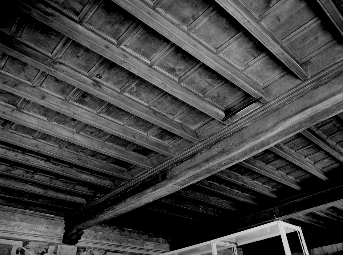 soffitto a cassettoni, opera isolata di Pastore Manferti Casalino Ditta (secondo quarto sec. XX)