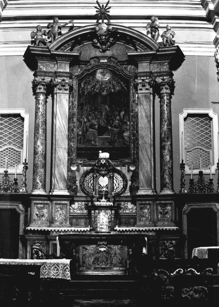 altare maggiore, opera isolata di Nervi Nicola - ambito vercellese (ultimo quarto sec. XVIII)