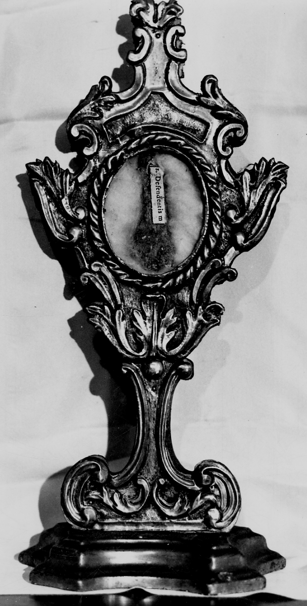 reliquiario - a ostensorio, serie - bottega vercellese (seconda metà sec. XVIII)