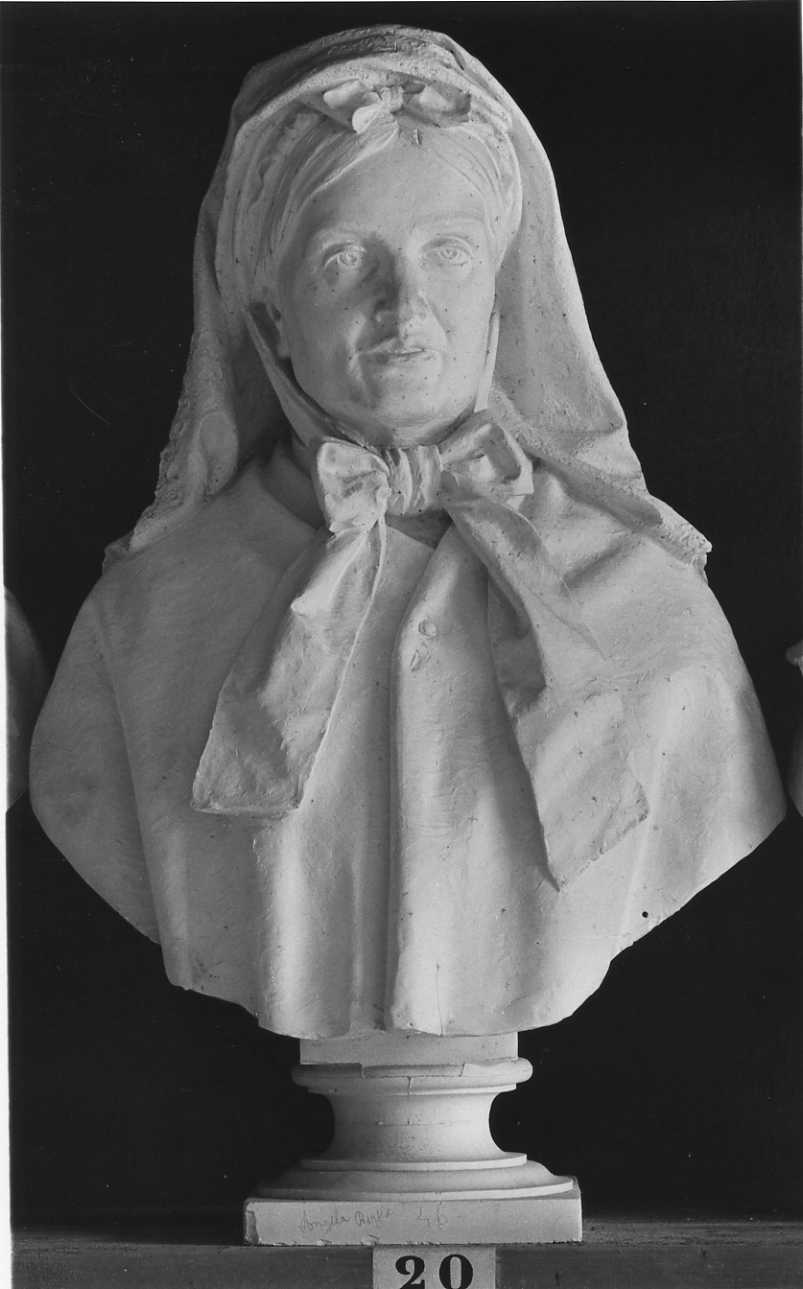 ritratto a mezzo busto di Angela Bayla (busto, opera isolata) di Della Vedova Pietro (seconda metà sec. XIX)