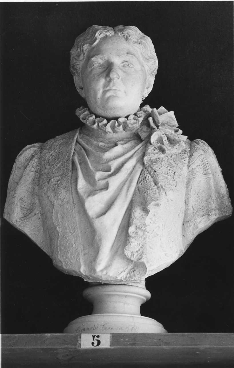 ritratto a mezzo busto di Teresa Gianoli (busto, opera isolata) di Della Vedova Pietro (seconda metà sec. XIX)