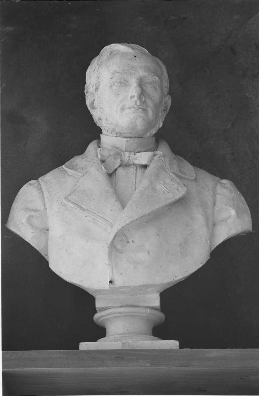 ritratto a mezzo busto di Pio Agodino (busto, opera isolata) di Della Vedova Pietro (ultimo quarto sec. XIX)