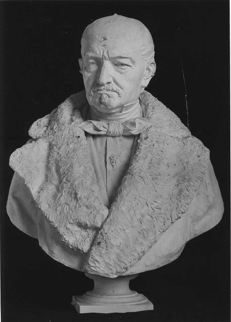 ritratto a mezzo busto di Ottavio Lanza (busto, opera isolata) di Della Vedova Pietro (seconda metà sec. XIX)