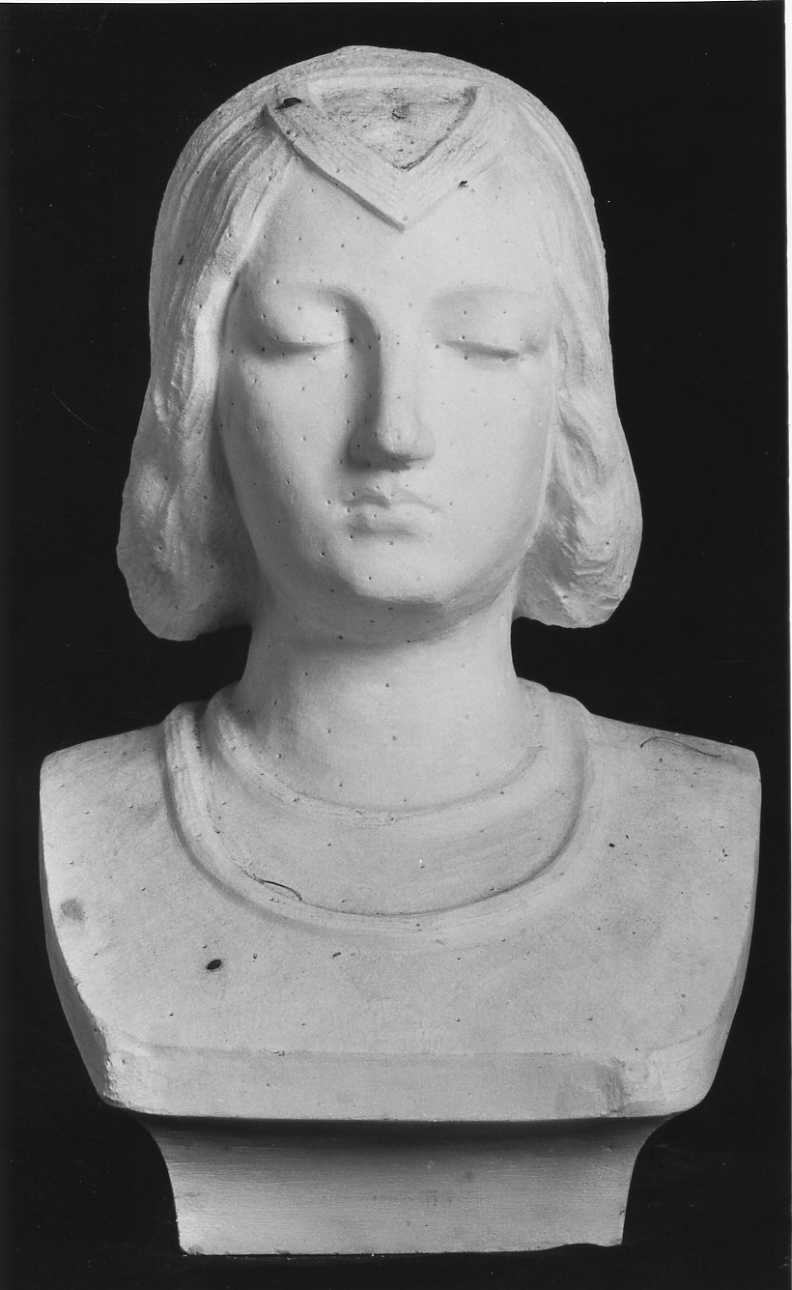 figura femminile (busto, opera isolata) - ambito italiano (primo quarto sec. XX)