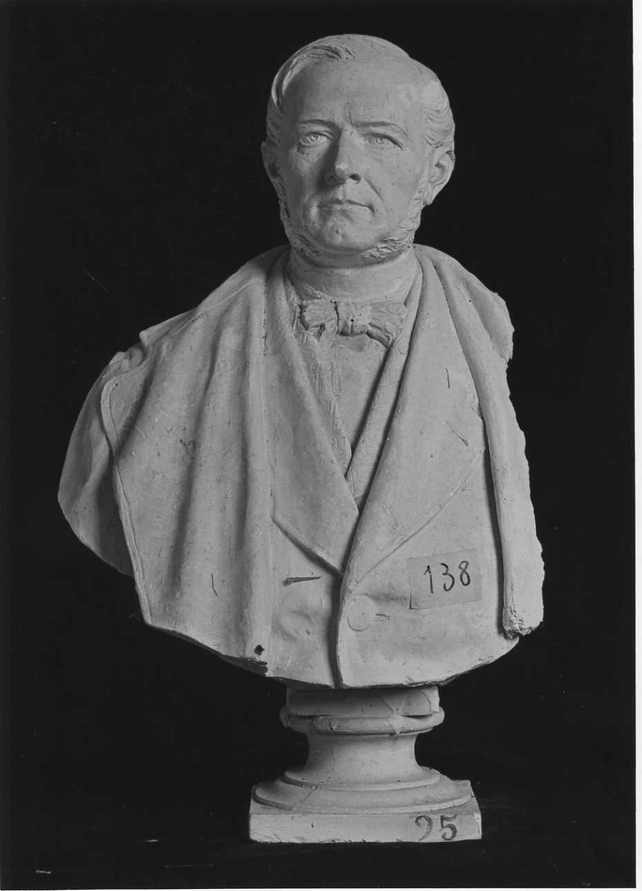 ritratto a mezzo busto di Bartolomeo Dettoni (busto, opera isolata) di Della Vedova Pietro (seconda metà sec. XIX)