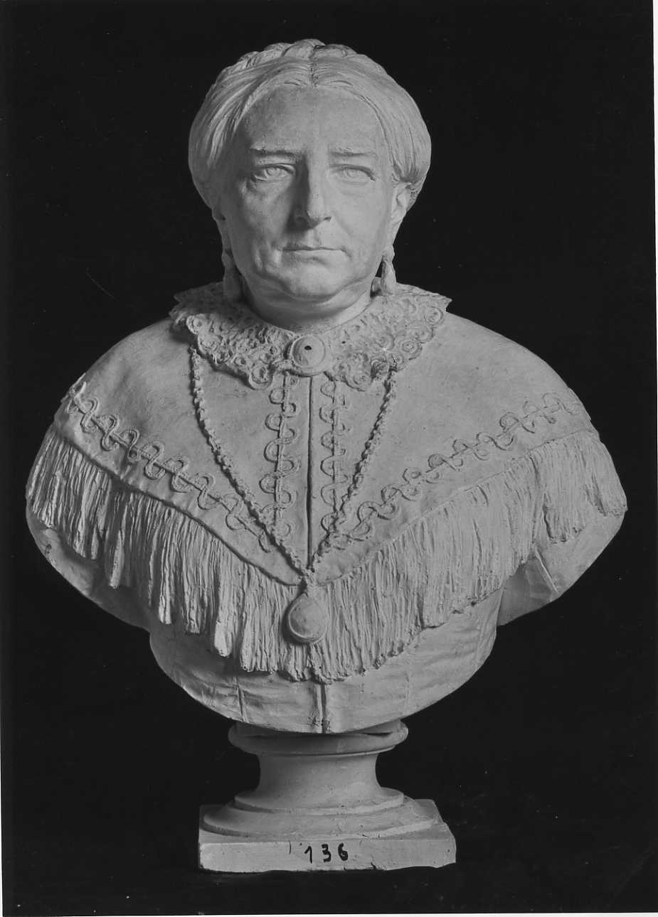 ritratto a mezzo busto di Luigia Icardi Dettoni (busto, opera isolata) di Della Vedova Pietro (seconda metà sec. XIX)
