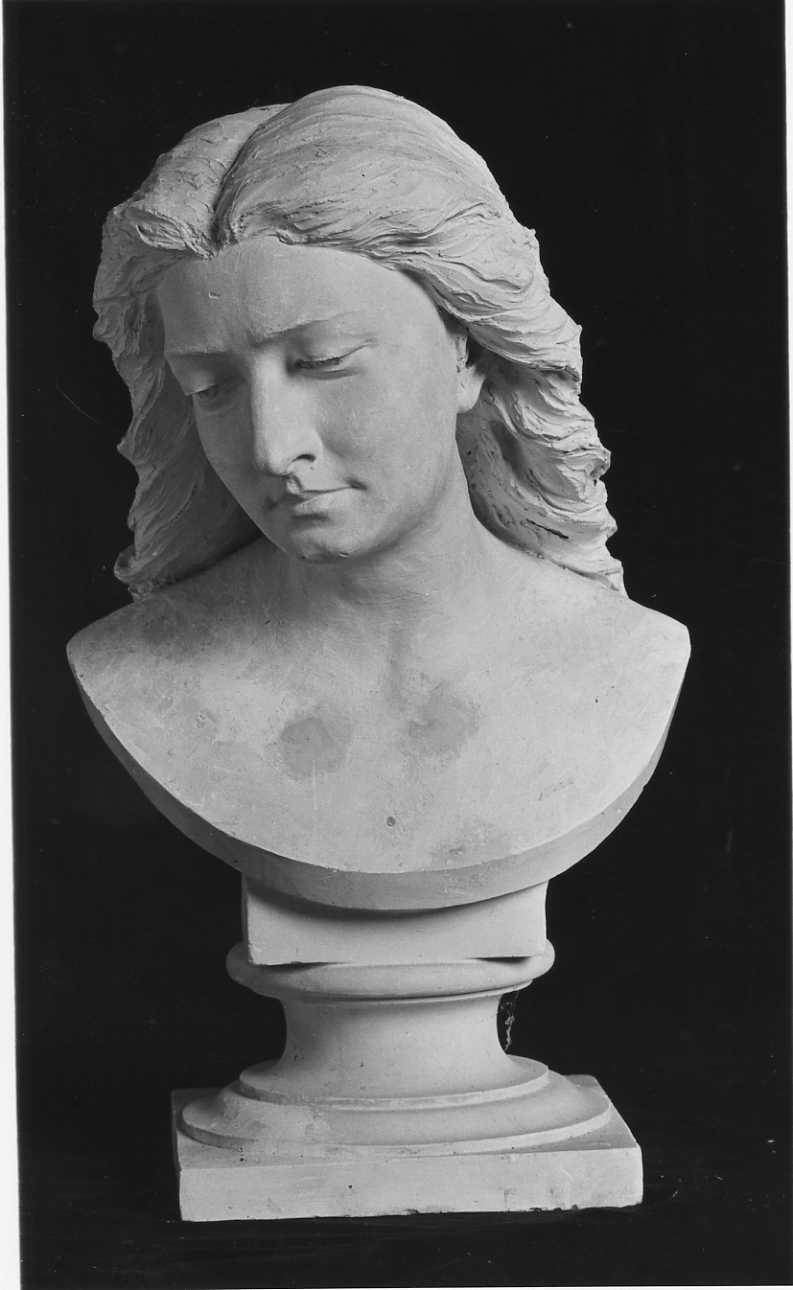 ritratto a mezzo busto di Albertina Zoppetti Canti (busto, opera isolata) di Della Vedova Pietro (terzo quarto sec. XIX)