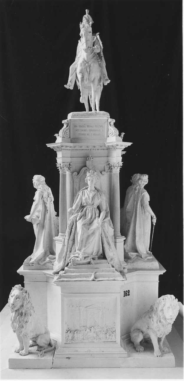 leone (scultura, opera isolata) di Della Vedova Pietro (ultimo quarto sec. XIX)