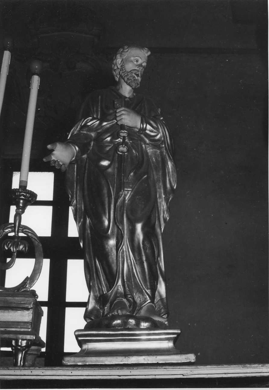 San Pietro (statua, elemento d'insieme) - bottega biellese (sec. XVIII)