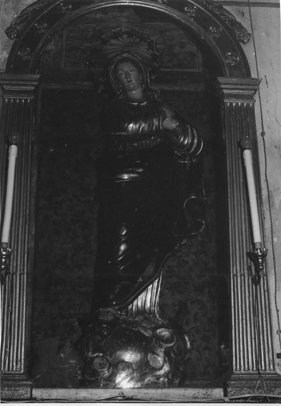 Immacolata Concezione (statua, opera isolata) - bottega vercellese (sec. XIX)