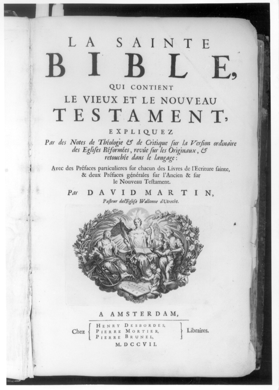 tre Virtù Teologali e tavole della legge (stampa) - ambito olandese (?) (inizio sec. XVIII)