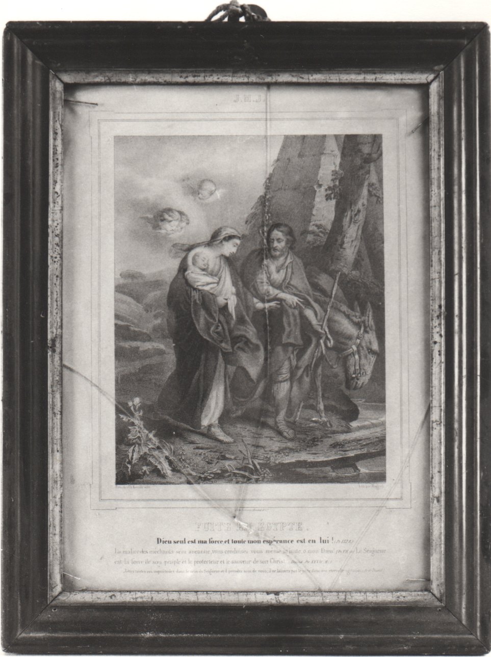 fuga in Egitto (stampa) di Maggiolo (prima metà sec. XIX)