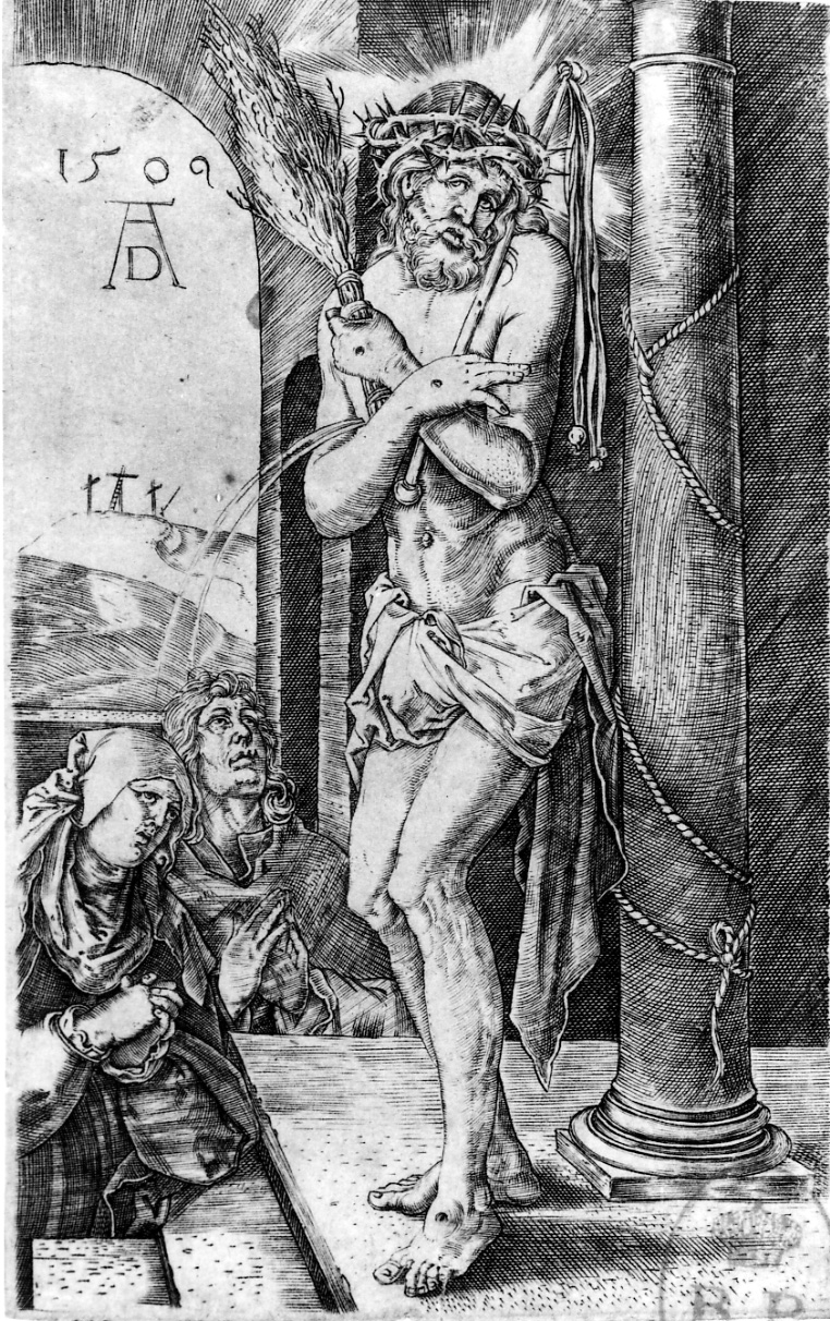 Cristo alla colonna (stampa) di Durer Albrecht (fine sec. XVI)