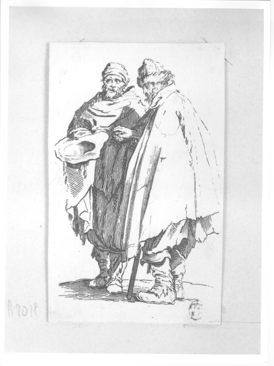 mendicanti (stampa) di Callot Jacques (primo quarto sec. XVII)