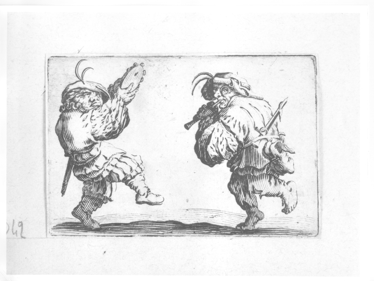 buffoni, figure grottesche (stampa) di Callot Jacques (primo quarto sec. XVII)