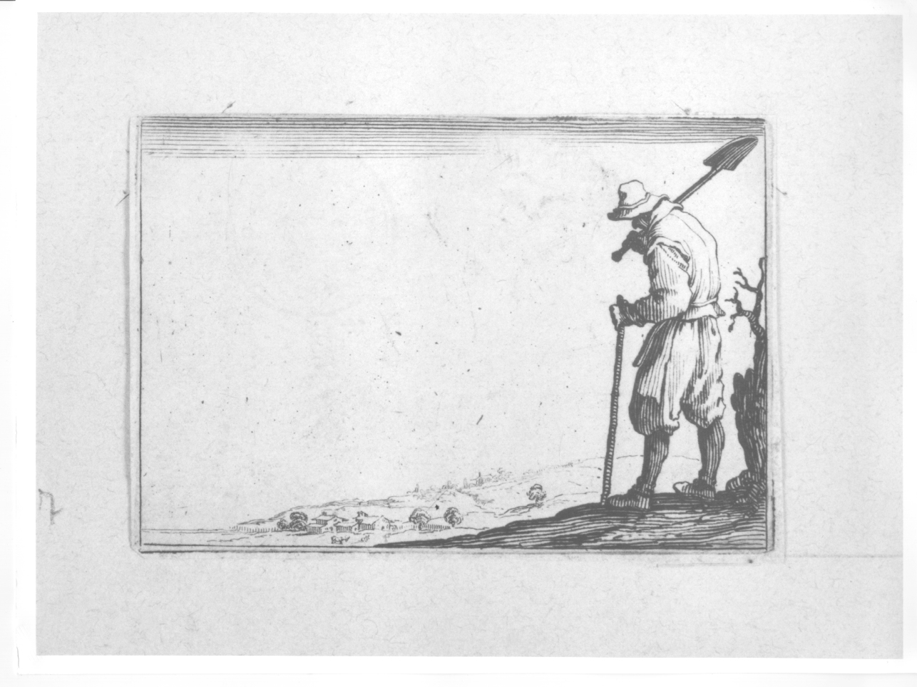 contadino, contadino (stampa) di Callot Jacques (primo quarto sec. XVII)