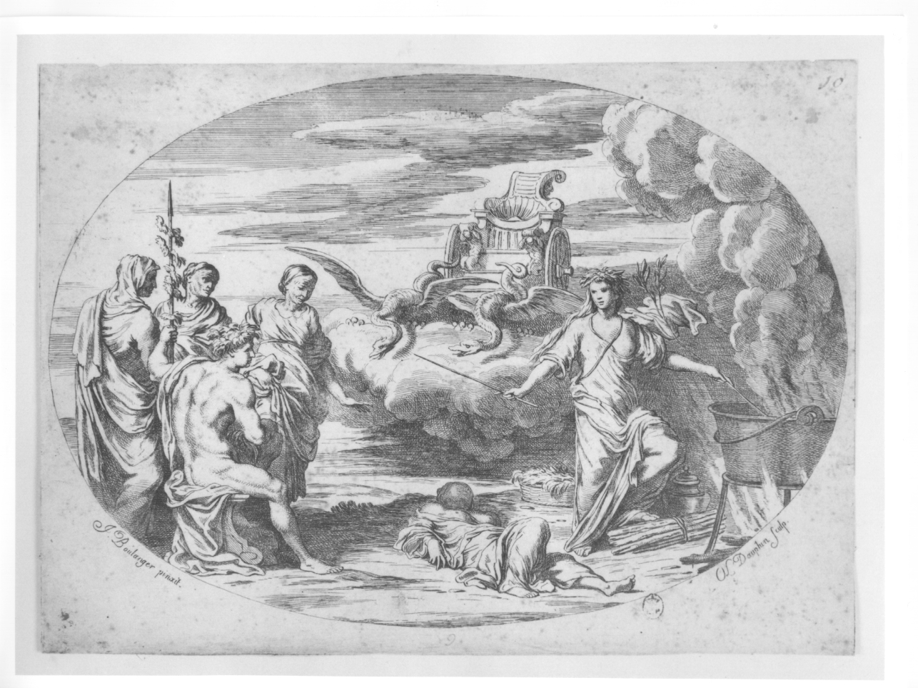 Circe (stampa) di Dauphin Oliviero, Boulanger Giovanni (terzo quarto sec. XVII)