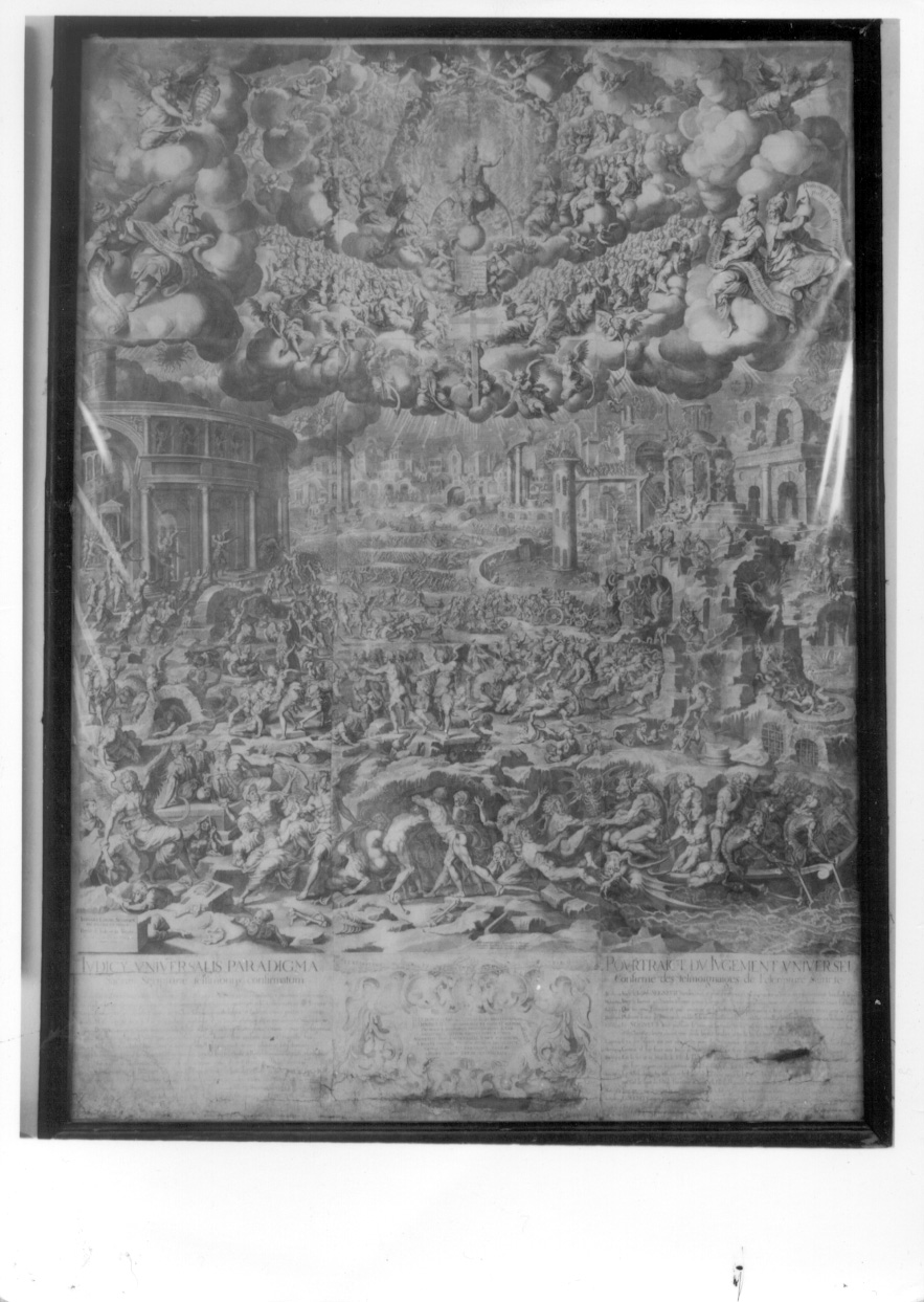 Giudizio Universale (stampa) di Cousin Jean, De Jode Peeter (prima metà sec. XVIII)