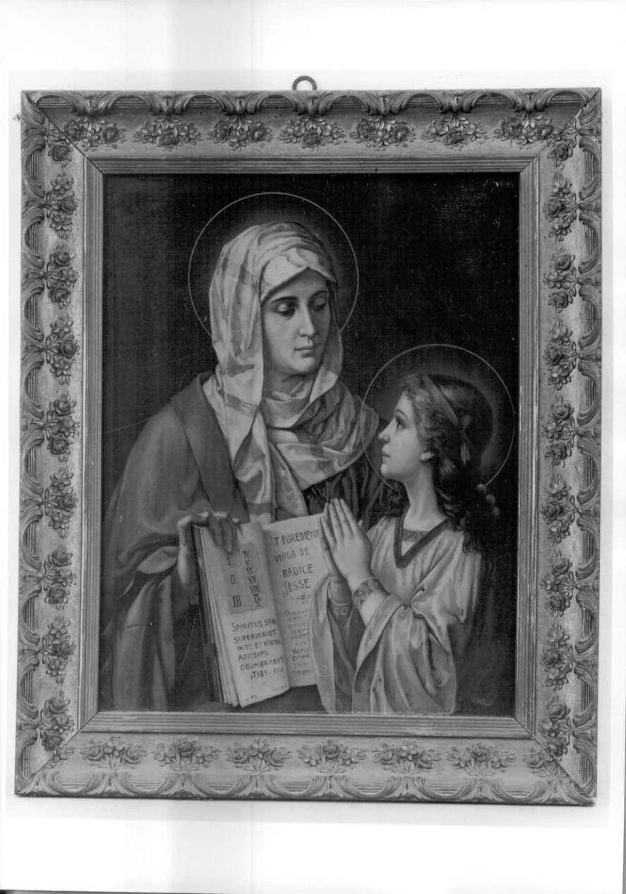 educazione di Maria Vergine (stampa) - ambito piemontese (?) (inizio sec. XX)