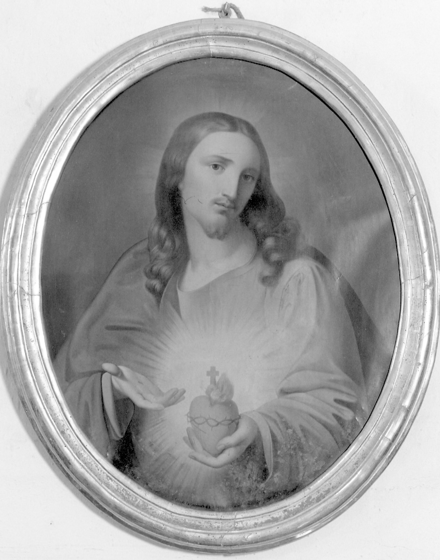 Sacro Cuore di Gesù (stampa a colori) - produzione tedesca (ultimo quarto sec. XIX)