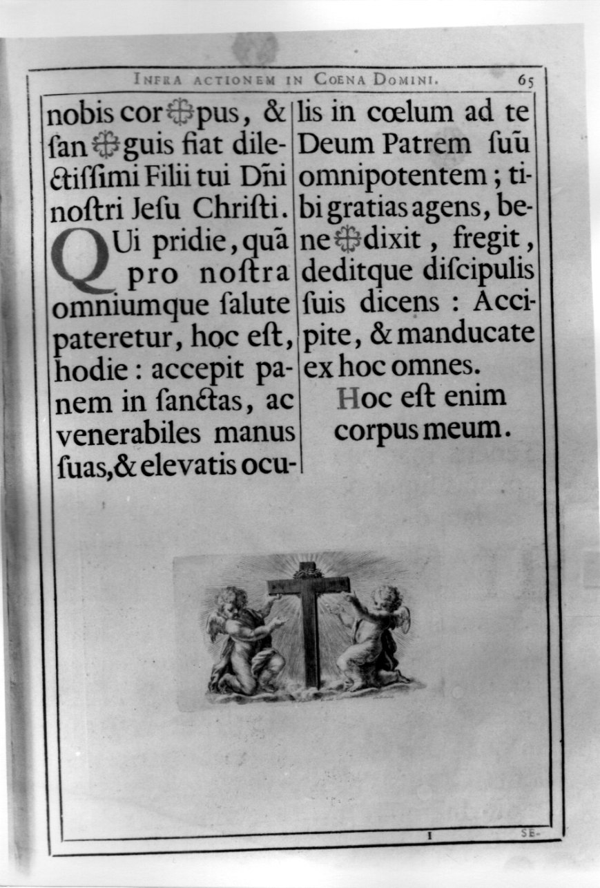 angeli adoranti la croce (stampa) di Frey Jakob, Passeri Giuseppe (secondo quarto sec. XVIII)
