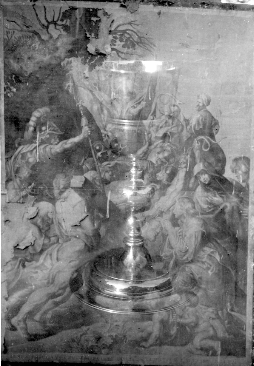 Cristo che cade portando la croce (stampa) - ambito francese (secc. XVII/ XVIII)