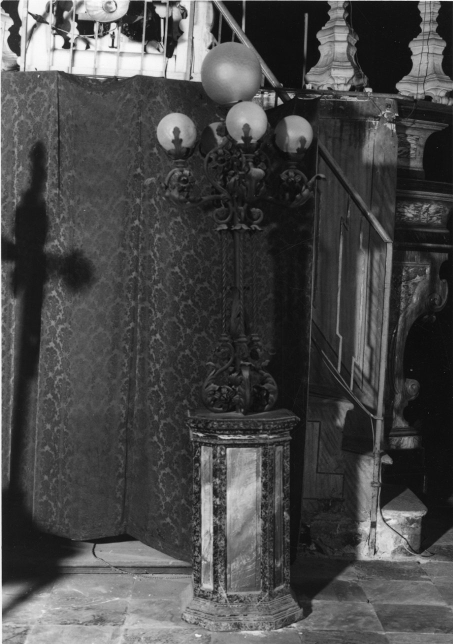 lampada - a stelo, serie - produzione italiana (fine/inizio secc. XIX/ XX)