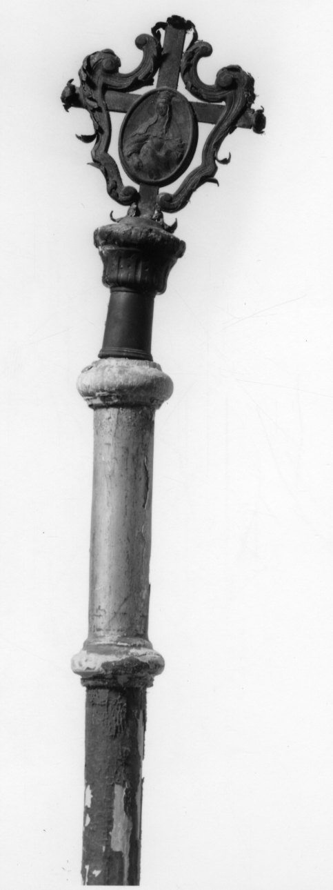 Madonna (emblema di confraternita, serie) - bottega piemontese (sec. XVIII)