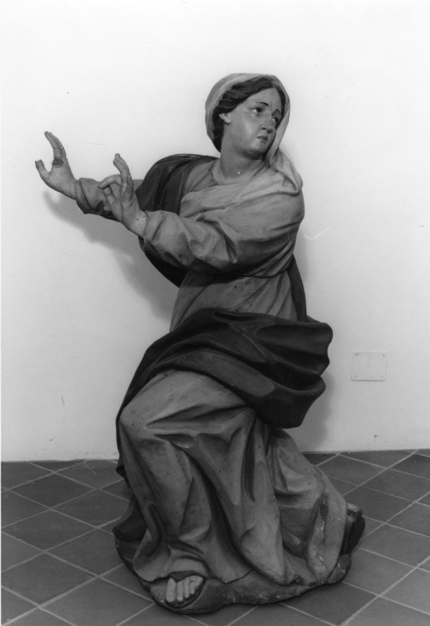 Santa Veronica (statua, elemento d'insieme) di Bernero Giovanni Battista (attribuito) (seconda metà sec. XVIII)
