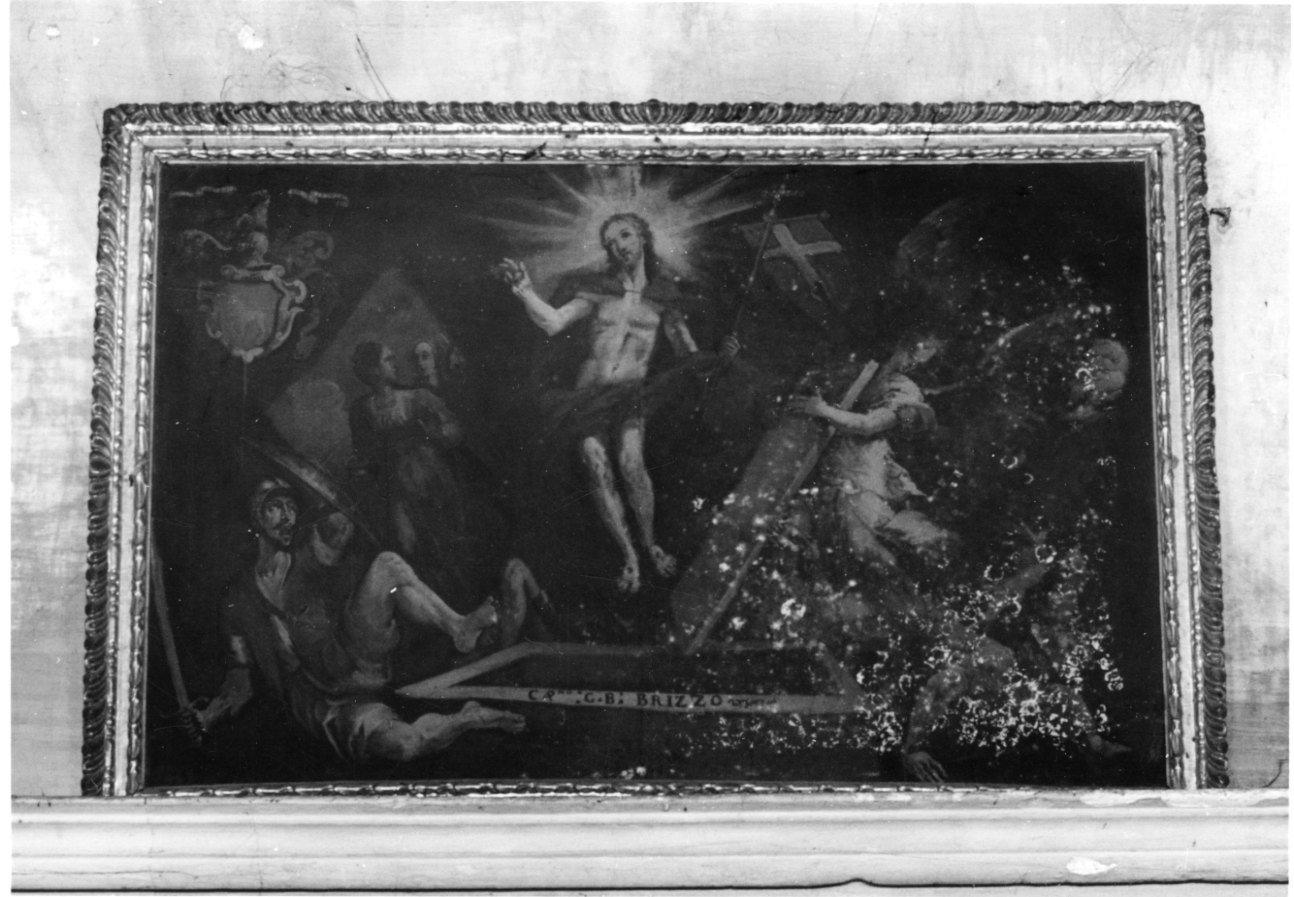 resurrezione di Cristo (dipinto, opera isolata) di Bruno Giulio (attribuito), Bruno Giovanni Battista (attribuito) (prima metà sec. XVII)