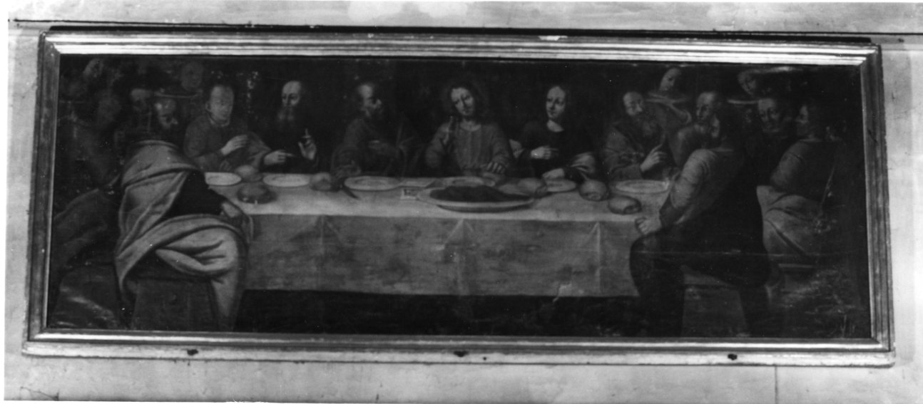 ultima cena (dipinto, opera isolata) - ambito piemontese (sec. XVII)