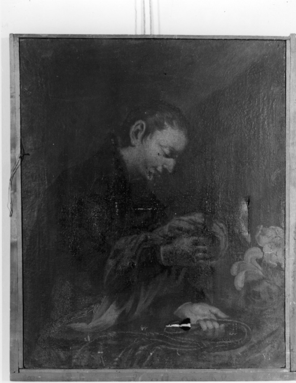 Santo (dipinto, opera isolata) - ambito piemontese (secc. XVIII/ XIX)